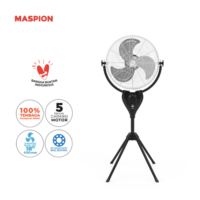 Maspion Kipas Angin Power Stand Fan 18 inch - PW1804S | PW 1804 S